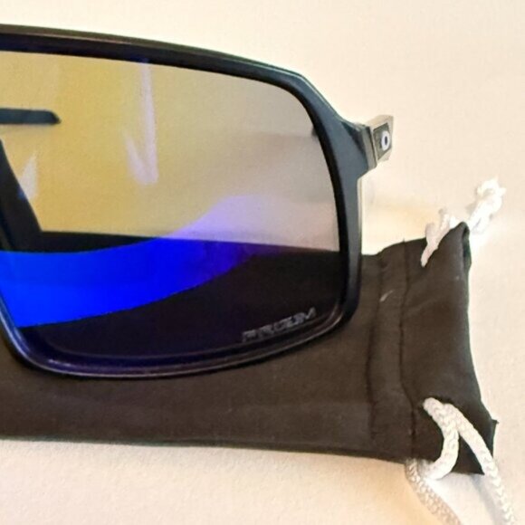 OO9406 Oakley SUTRO Matte Black Frame Prizm Polarized Reflective Blue Lenses - Picture 9 of 9